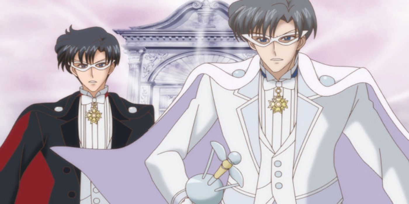 Tuxedo Mask e seu futuro como Rei Endymion em Sailor Moon Crystal.