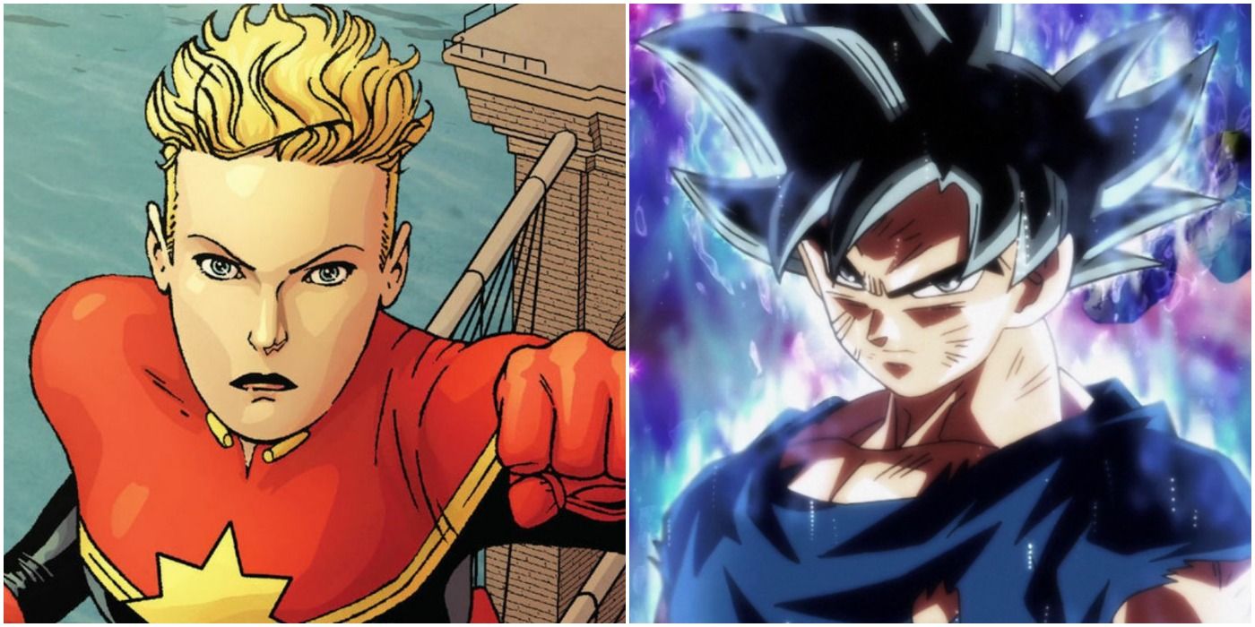 Ultra Instinct Goku vs Captain Marvel