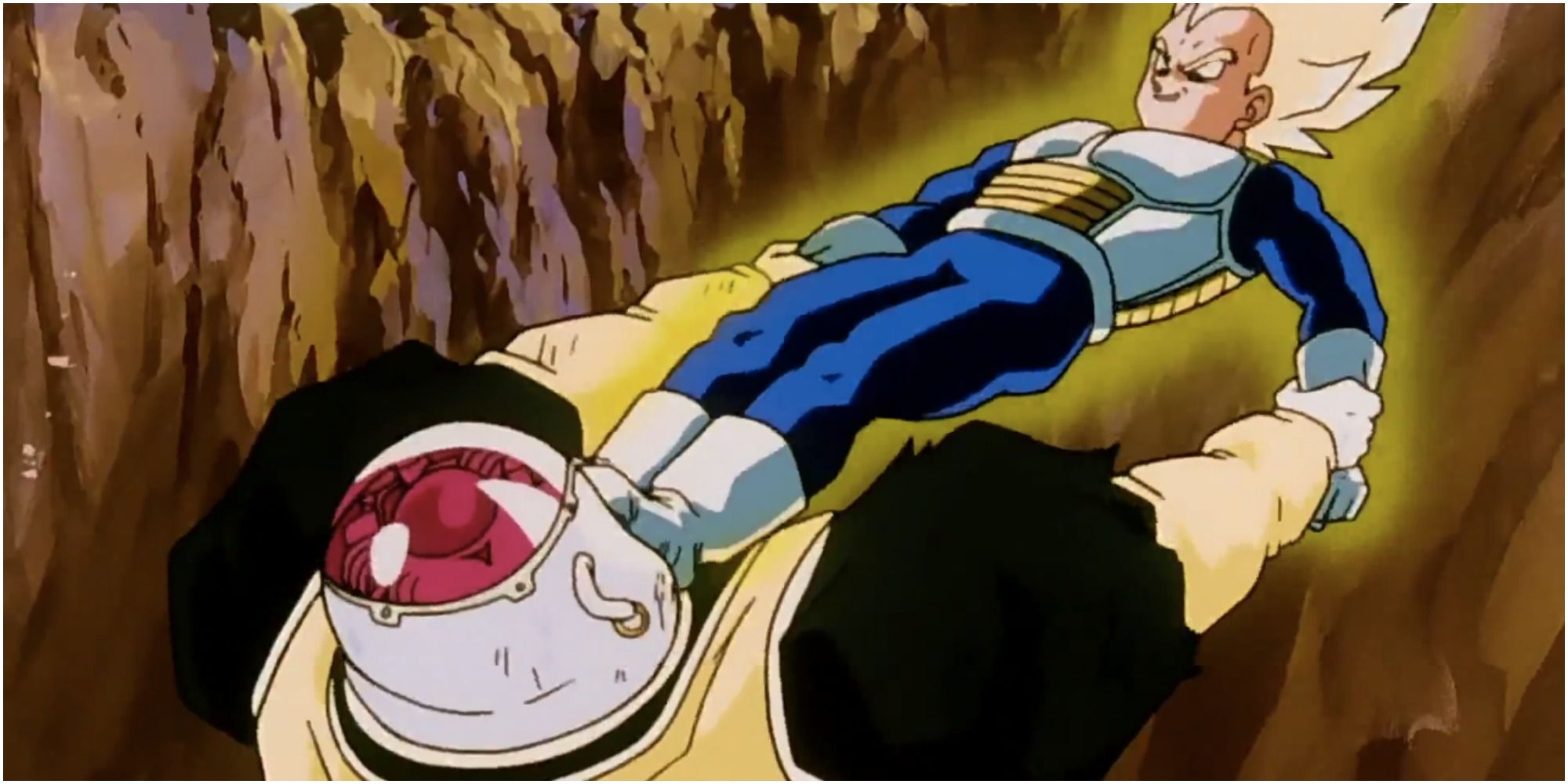 Vegeta defeats Android 19 in Dragon Ball Z