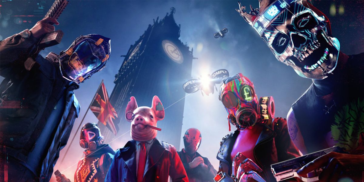 Watch Dogs Legion cover art characters