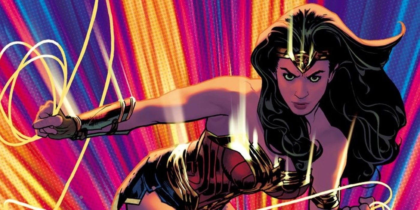 Adam Hughes\' Wonder Woman 1984 Variant Gets Psychedelic Animation Treatment