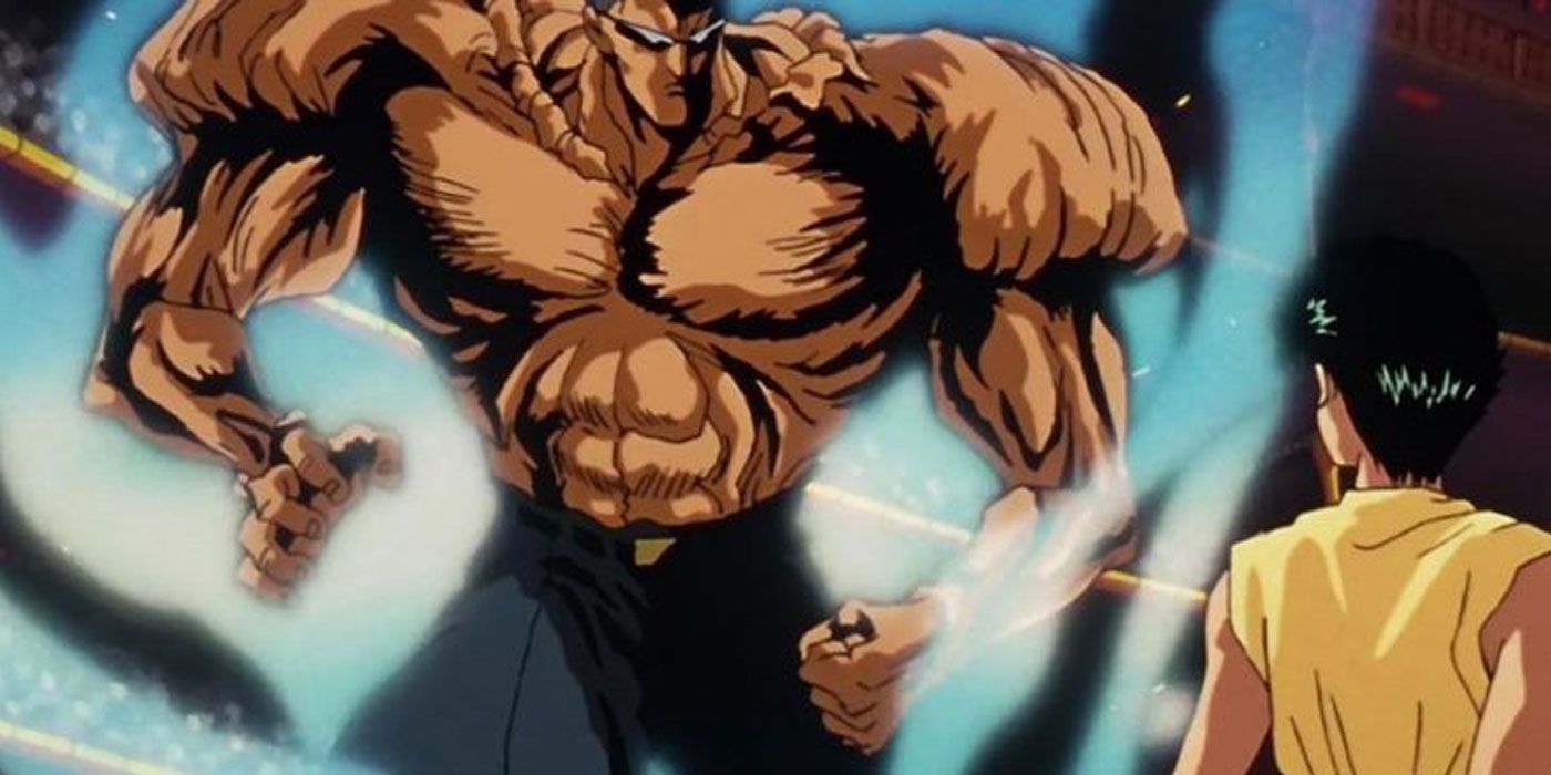 Anime Yu Yu Hakusho Yoounger Toguro Bulked Yusuke