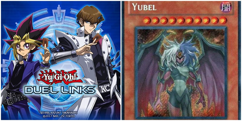 Duel Links cover art and Yubel Yugioh card
