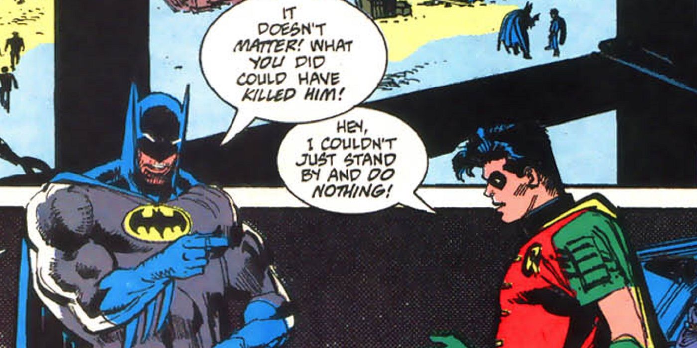 Batman and Robin's Angry Disagreement Right Before Bane 'Broke' Batman,  Explained