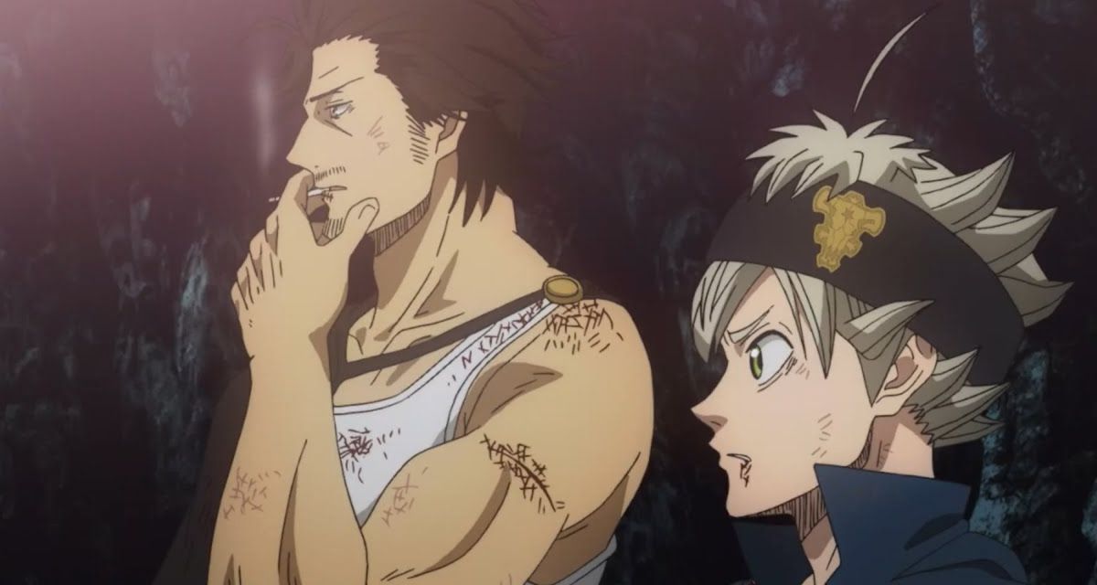 Black Clover Yami and Asta looking ahead