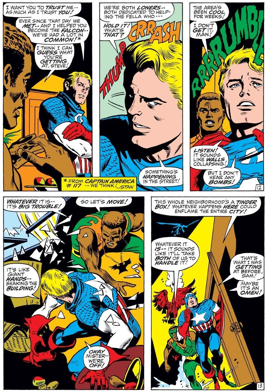 50 Years Ago, Captain America and Falcon First Became Partners
