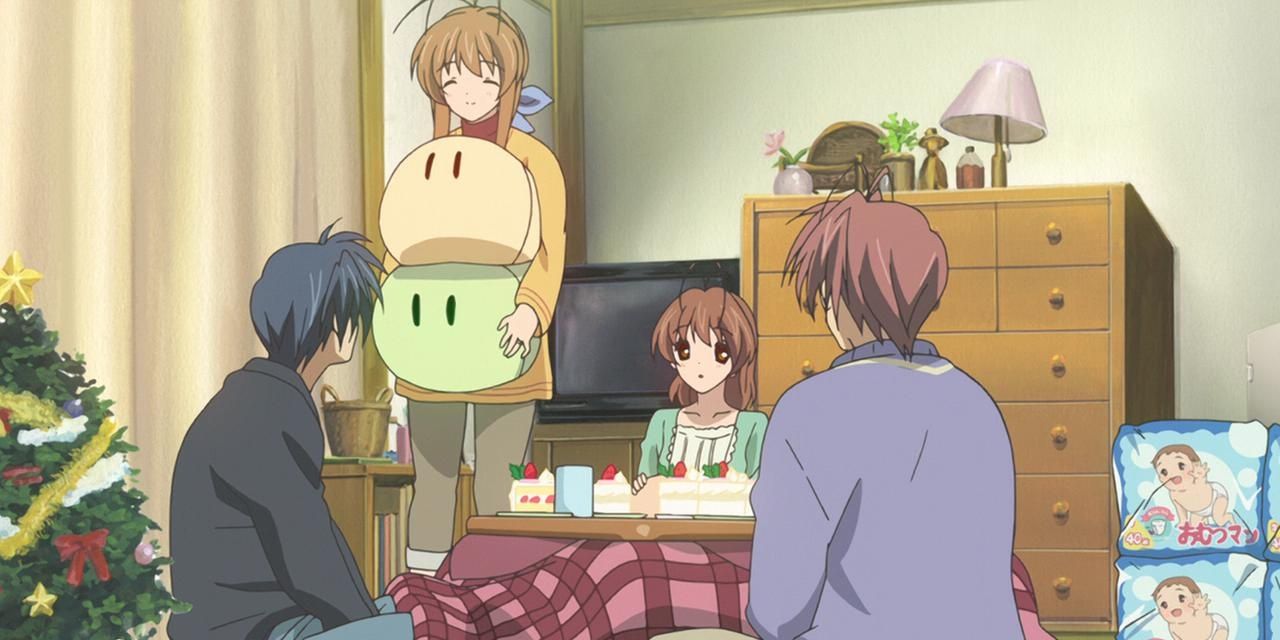 a living room in clannad