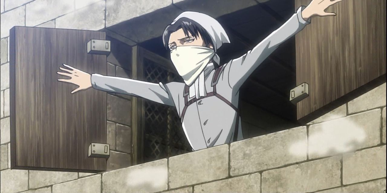 Levi cleaning outfit