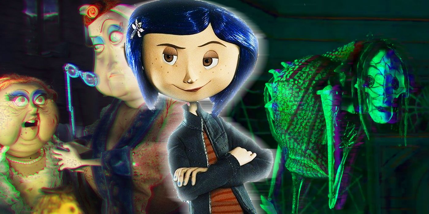 A collage image of the Coraline movie