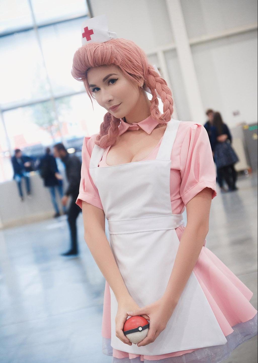 Pokémon Nurse Joy Cosplays Fitting For Any Pokémon Center