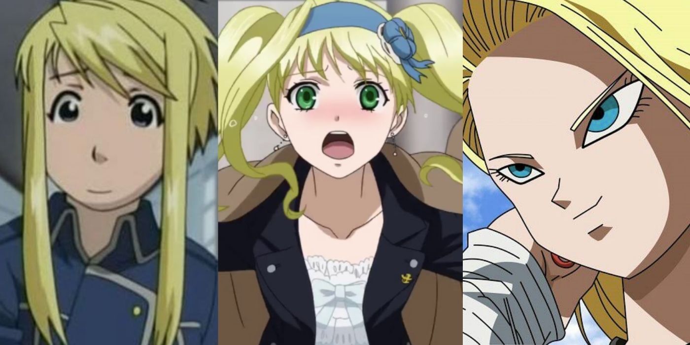 Winry Rockbell, Elizabeth Midford, Android 18