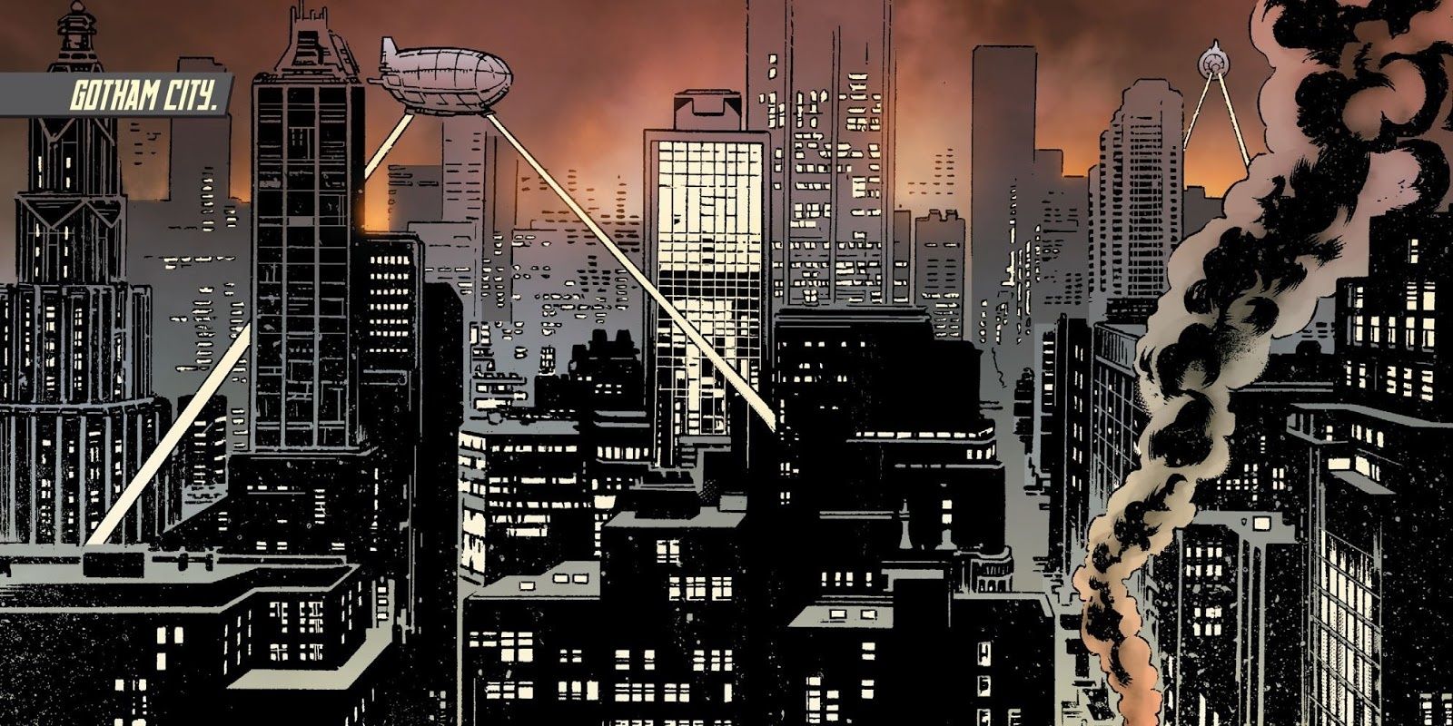 5. Gotham City Skyline Nail Art - wide 3