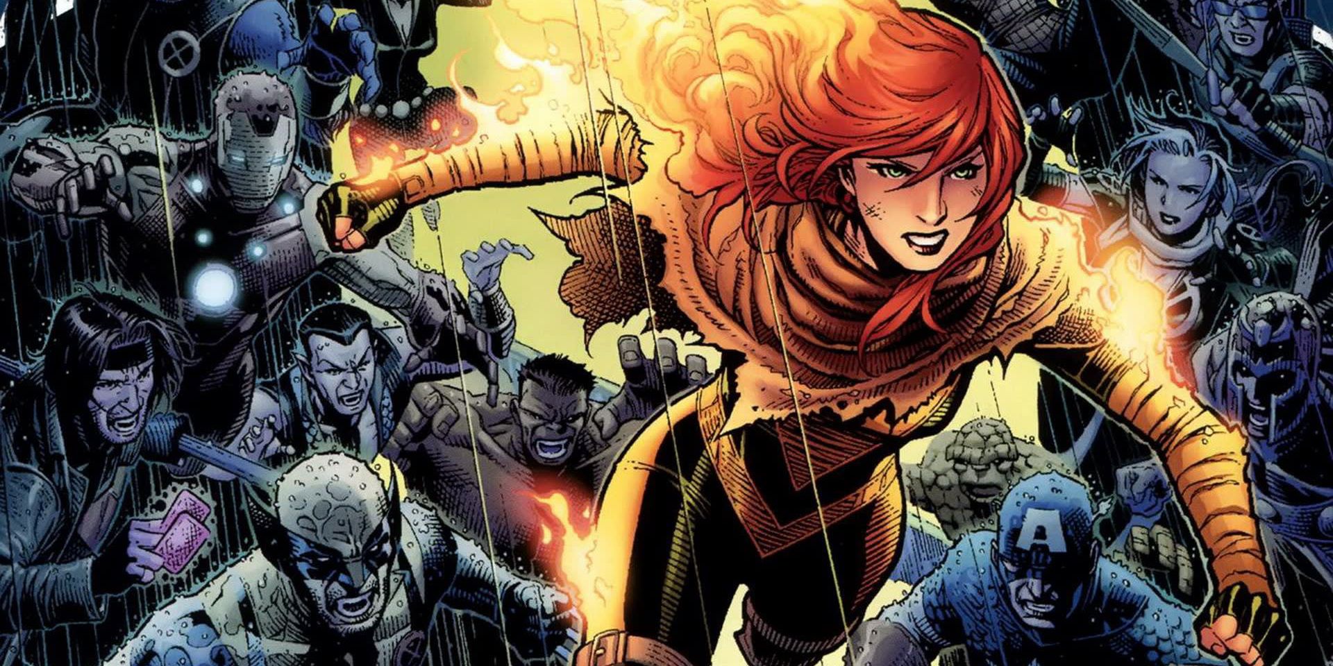 Hope Summers using her mutant ability