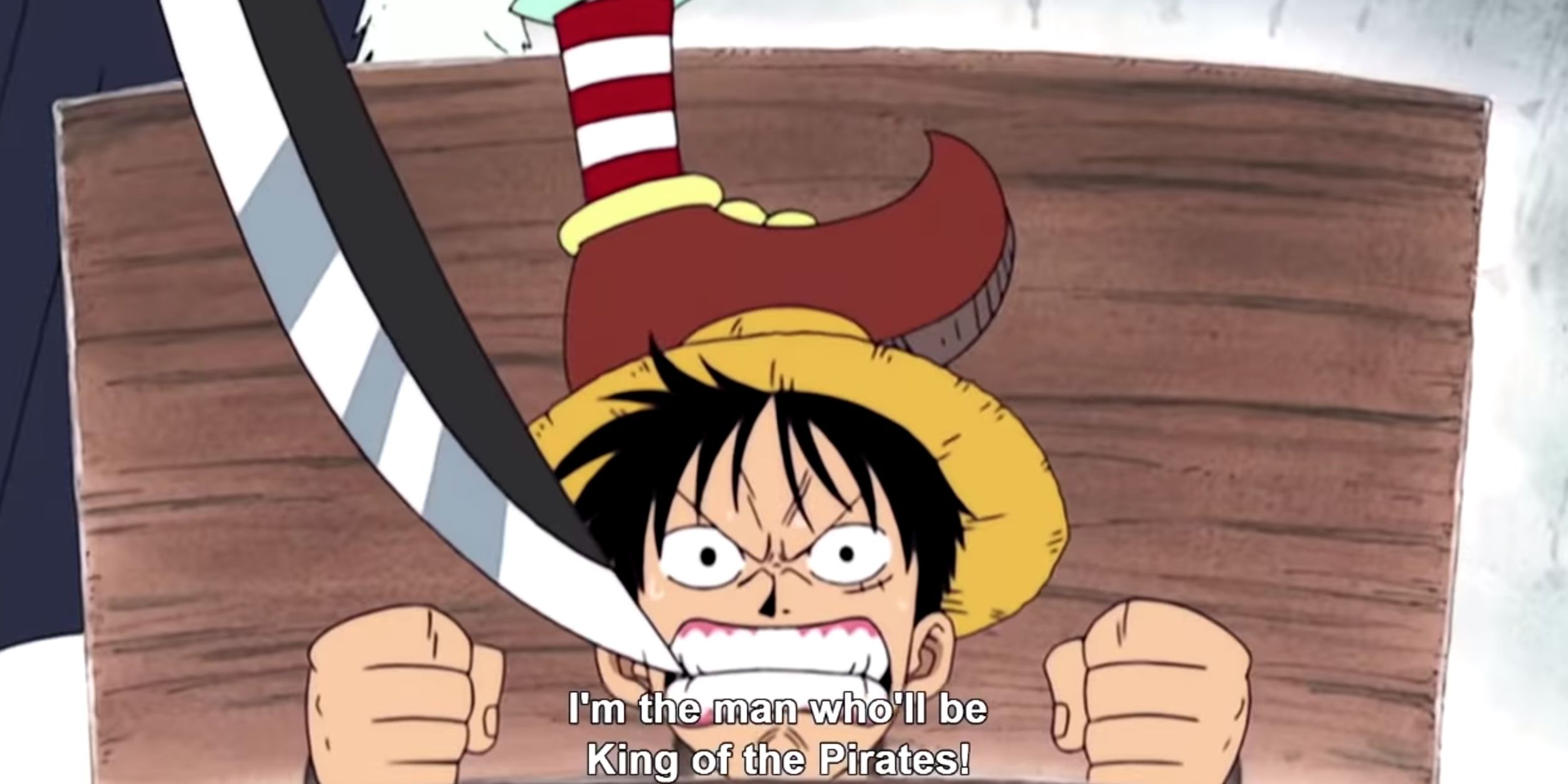 Luffy in Logue Town