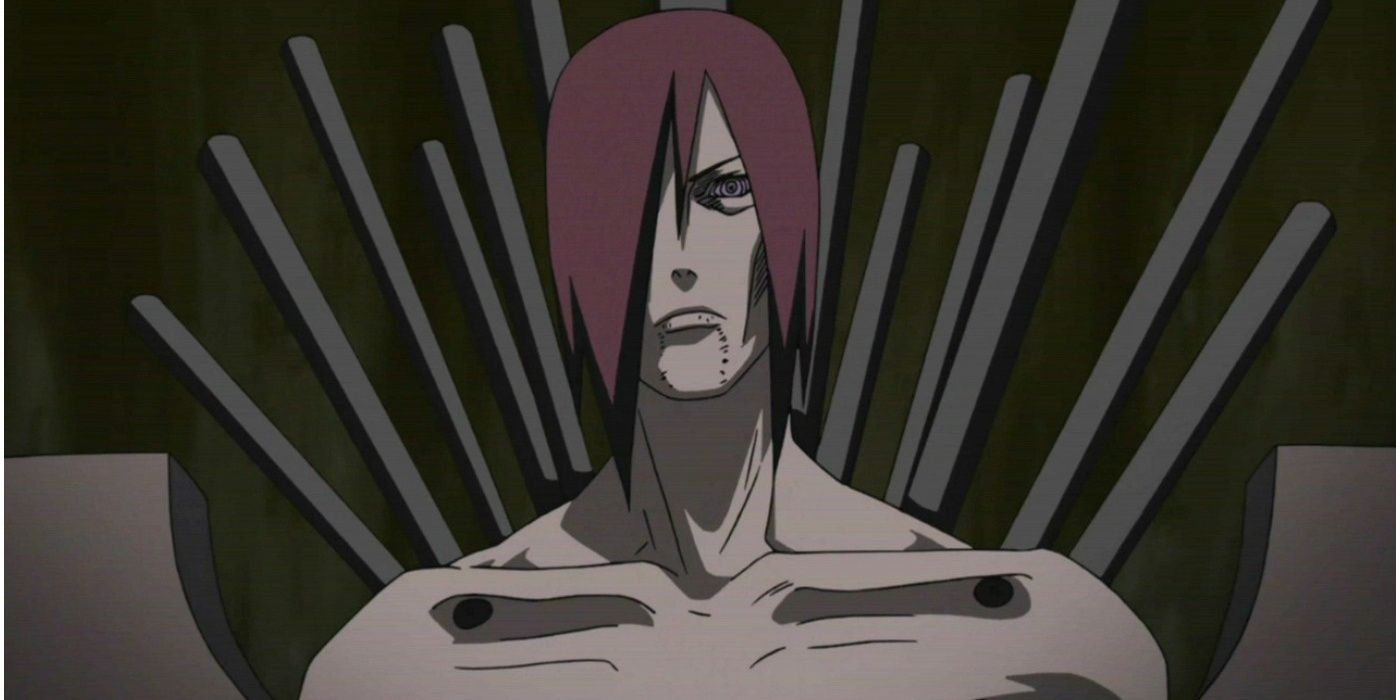 A close up of Nagato in Naruto.