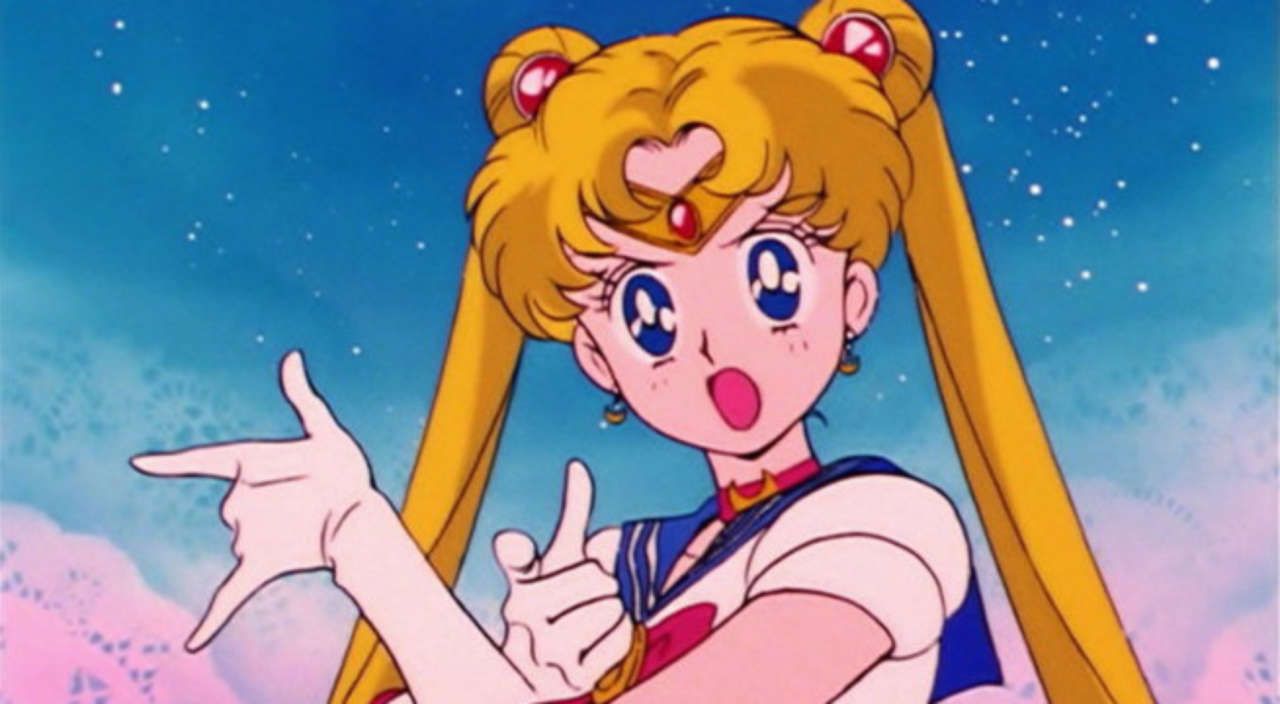 Sailor Moon in her signature pose