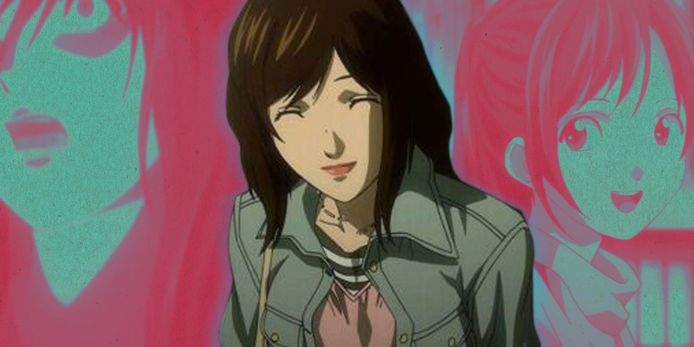 sayu yagami is smiling in the death note anime