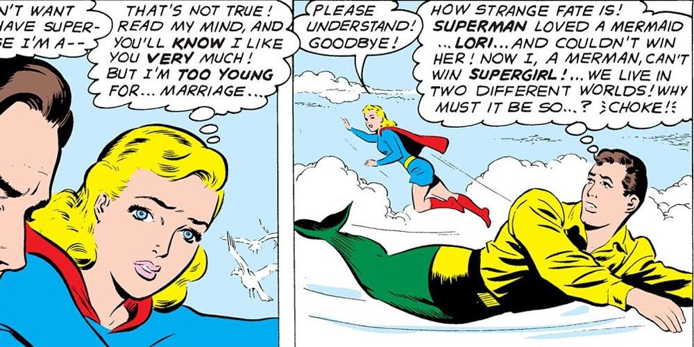 Supergirl spurns Jerro the Merboy