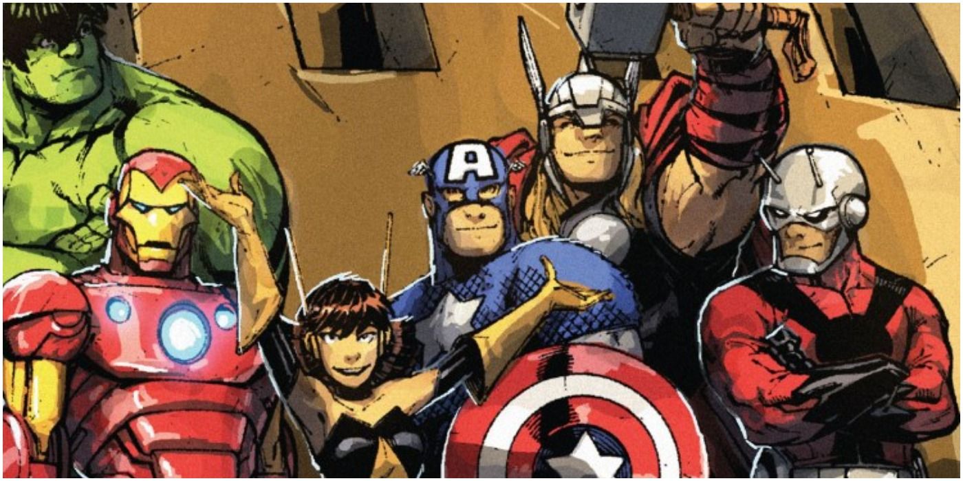 wasp captain america hulk iron man thor and ant man
