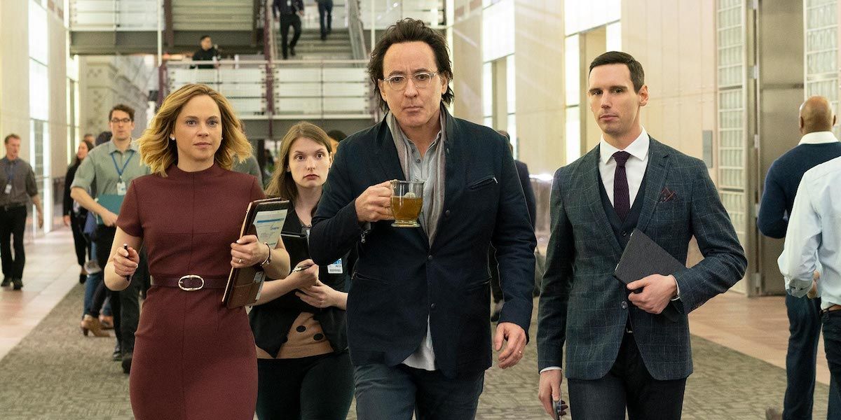 John Cusack and the cast of Amazon Prime Video's Utopia remake