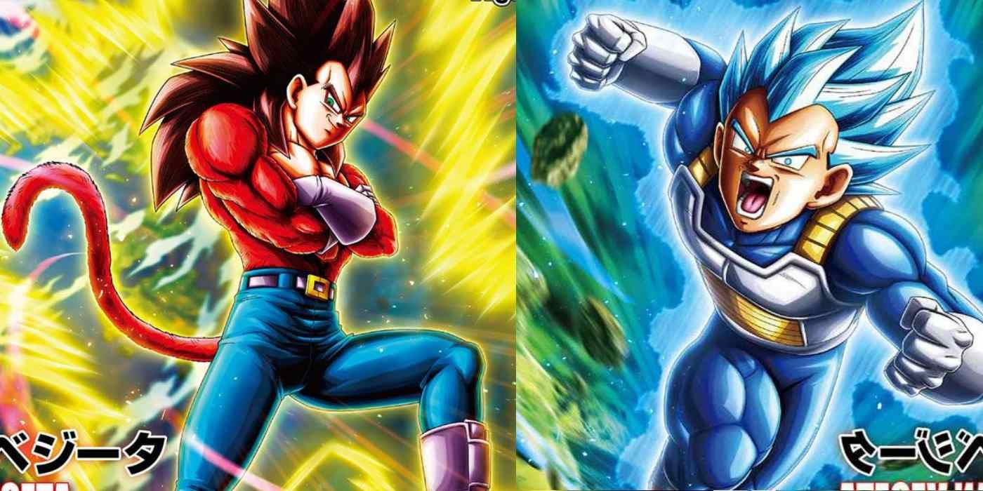 All Of Vegeta's Forms In Dragon Ball, Ranked By Power Level