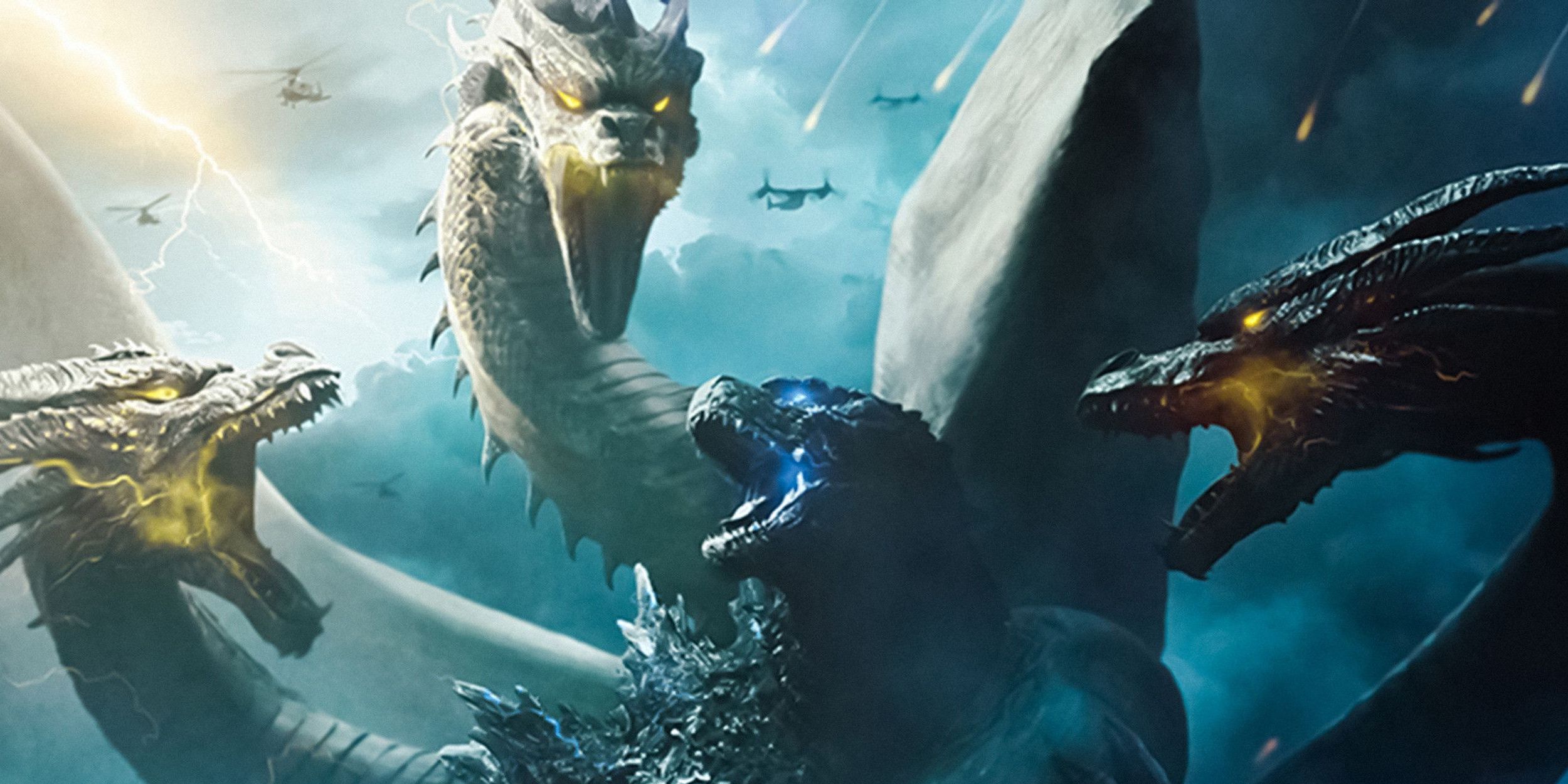 Godzilla Vs King Ghidorah from the 2019 film, Godzilla: King of the Monsters