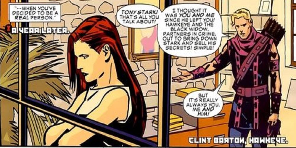 Black Widow and Hawkeye in Secret Empire