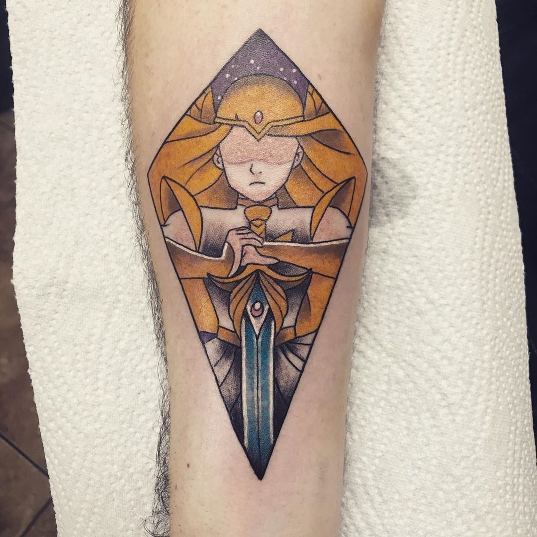 she-ra with sword tattoo