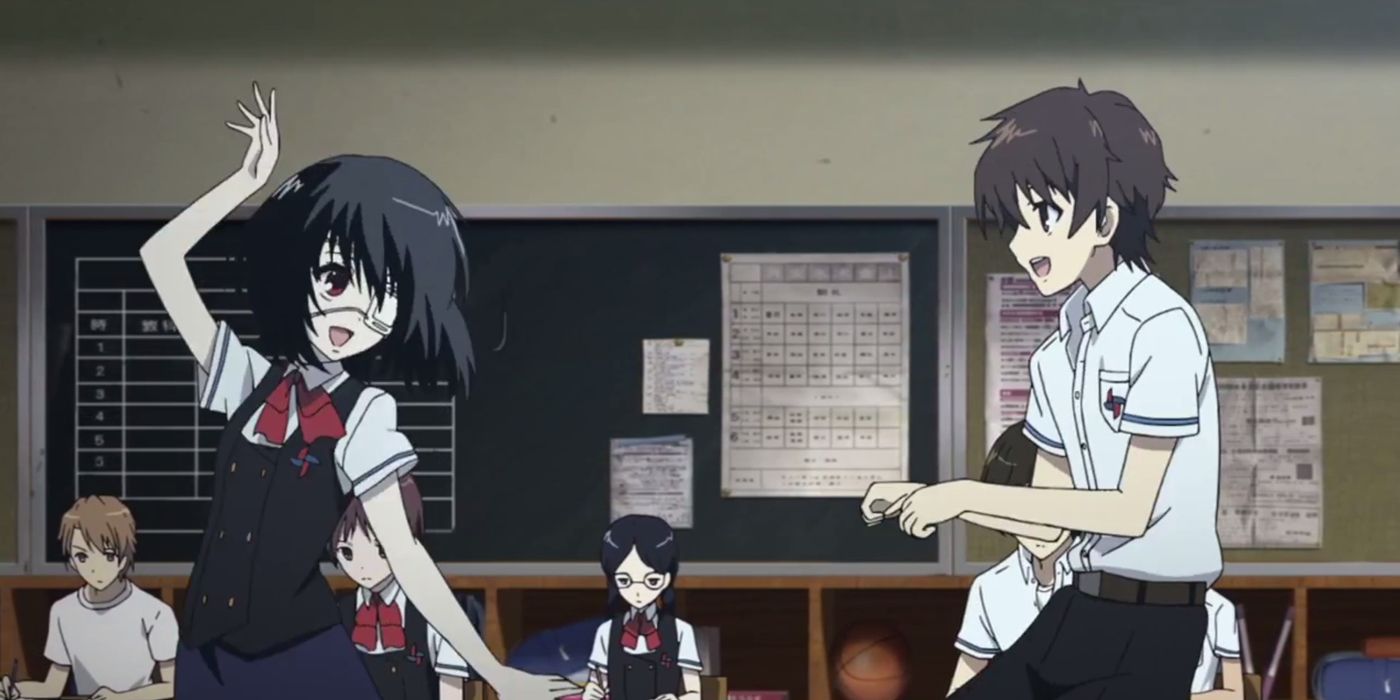 Example Of How The Rest Of The Class Ignores Mei Misaki