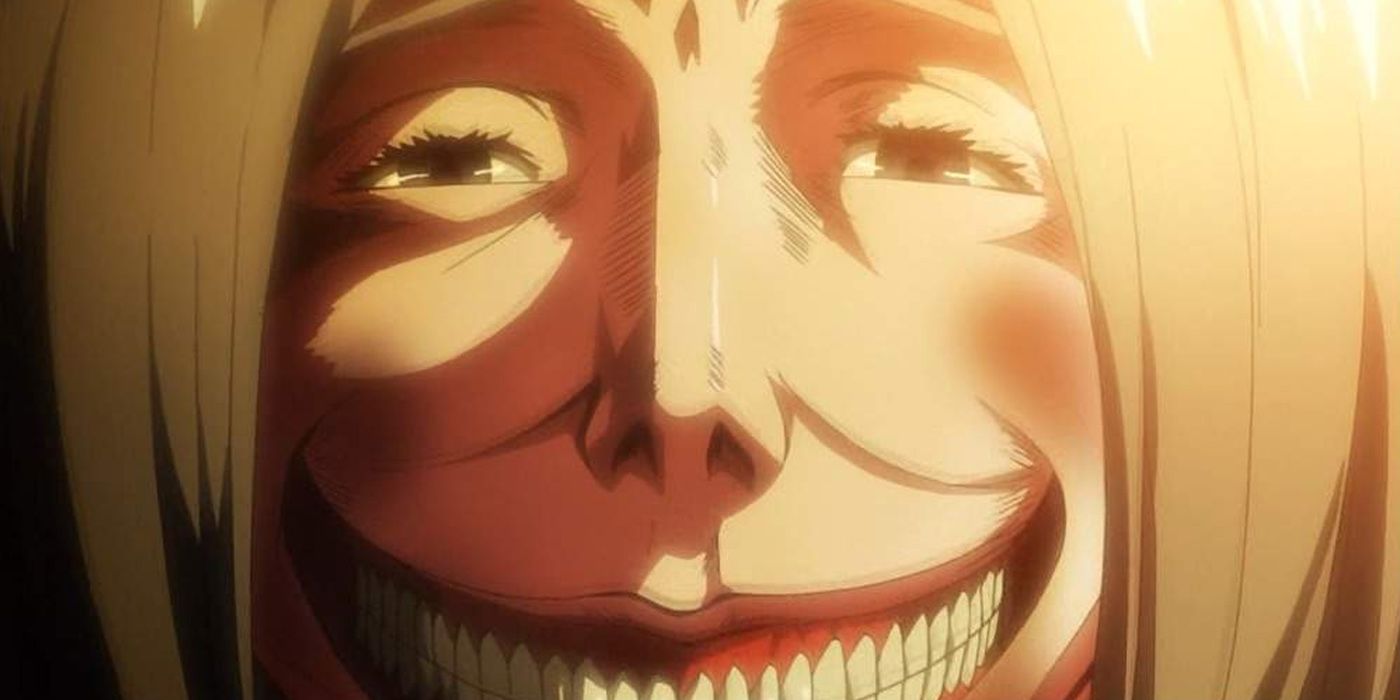 The Infamous Smiling Titan In Attack On Titan