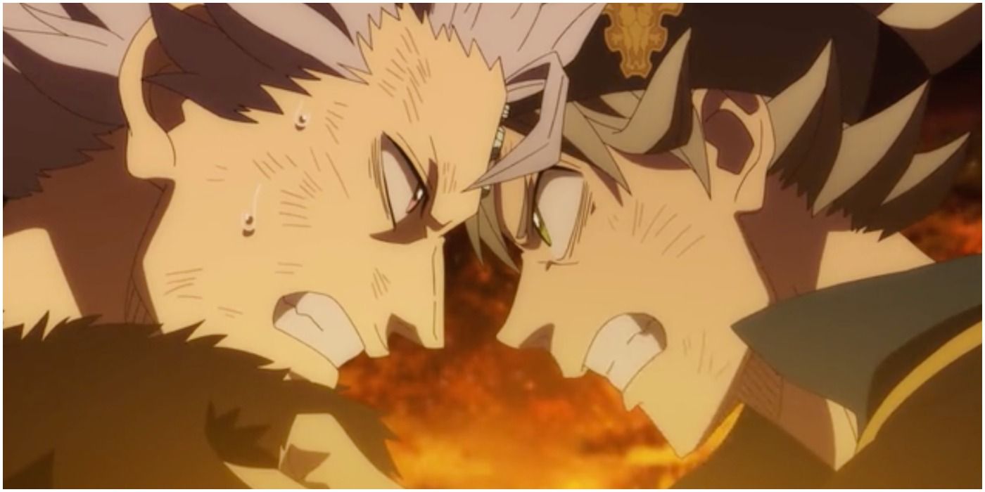 Asta and Mars butting heads - Black Clover