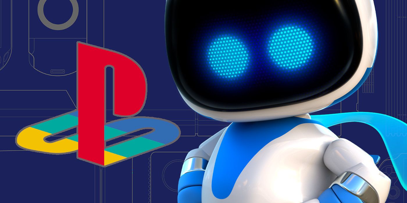 Astro Bot with the PlayStation logo