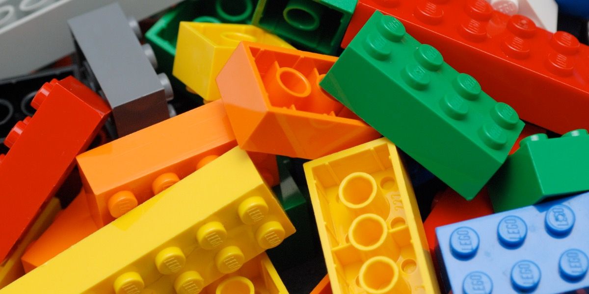 Lego plastic blocks