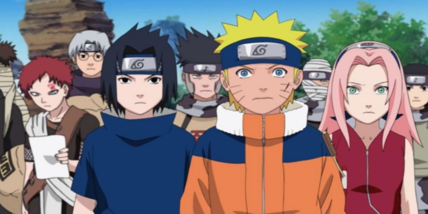 Naruto Sasuke Sakura Genin In The Chunin Exams