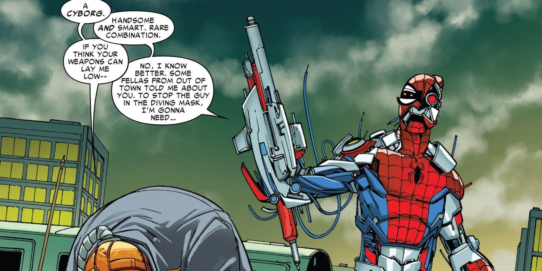 Spider-Man becomes a Cyborg in another universe