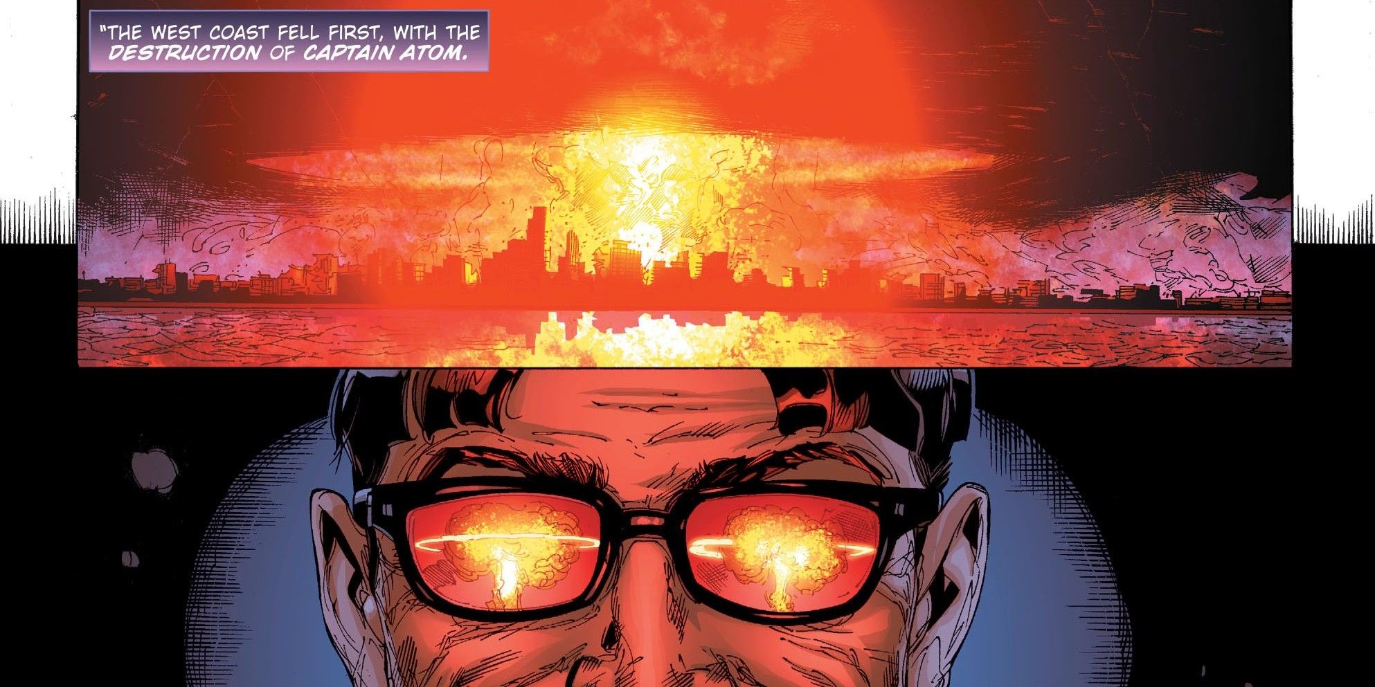 DC Dark Nights Death Metal Captain Atom Explosion