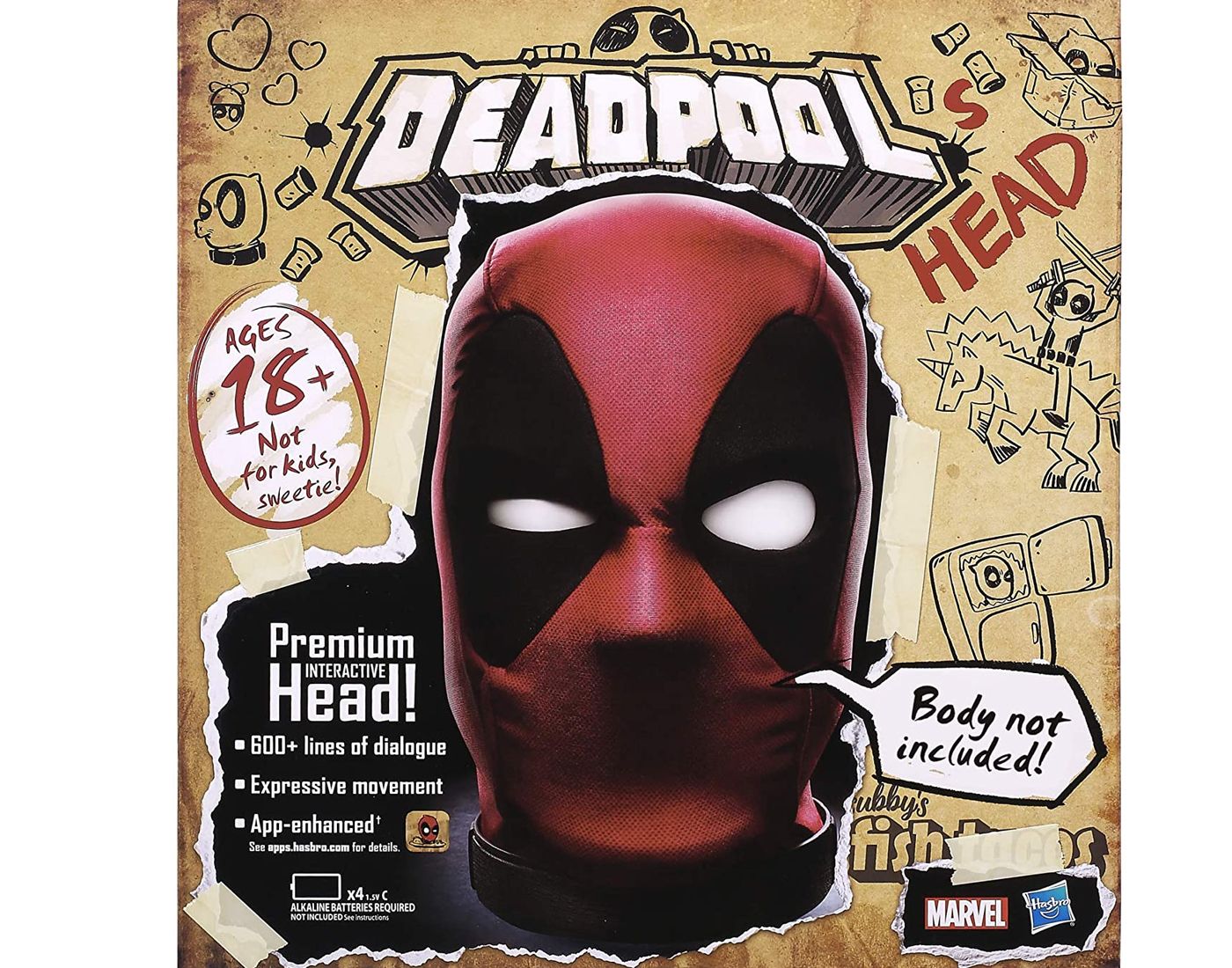 Deadpool Head Marvel Legends