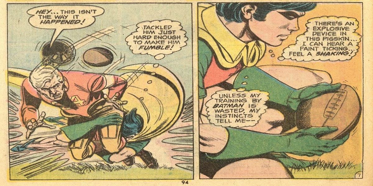 Dick Grayson Tackles An Old Man