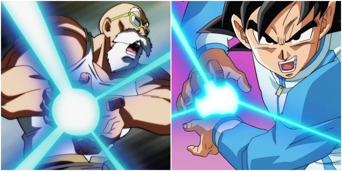 Dragon Ball Super - Roshi and Goku Use the Kamehameha