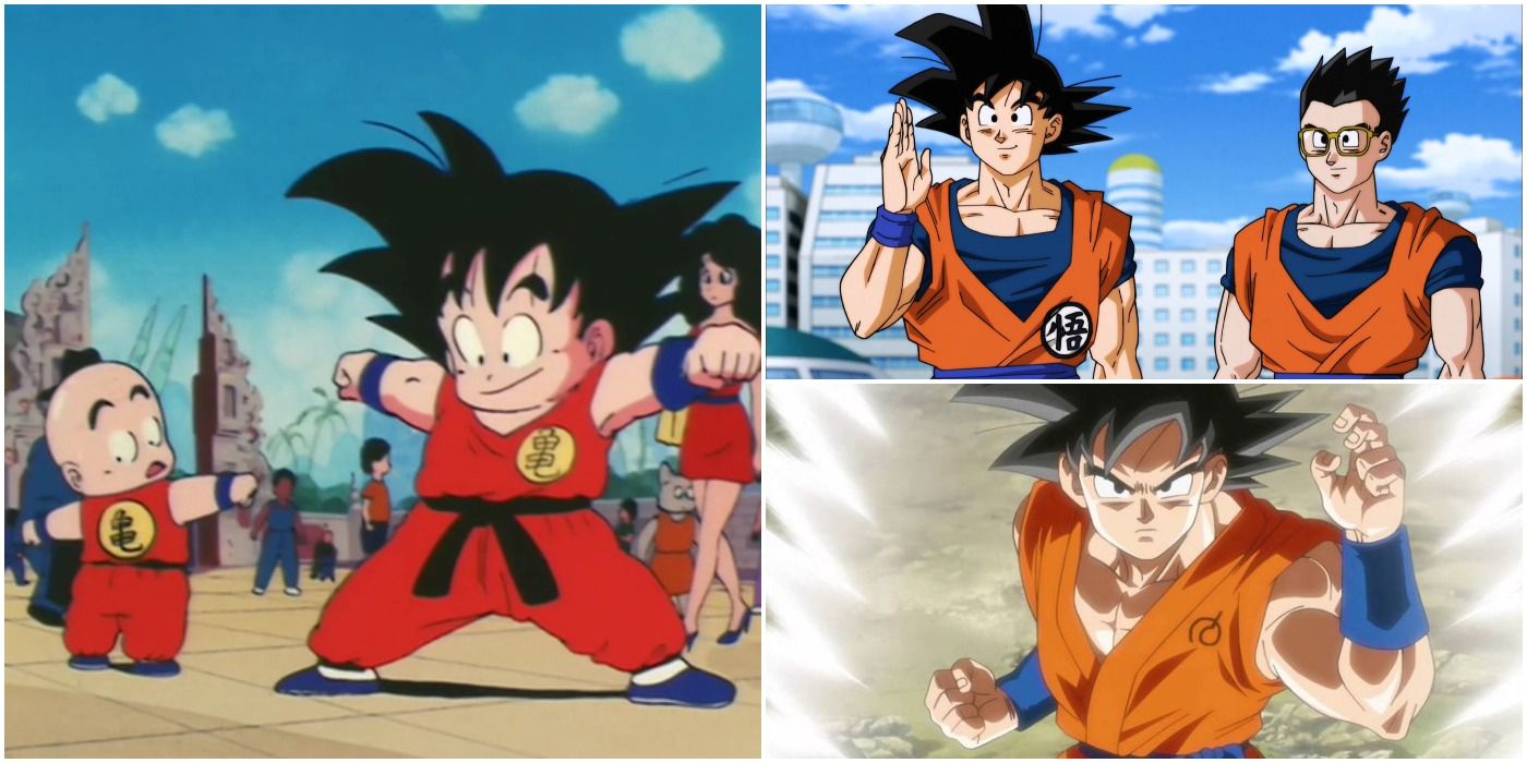 Dragon Ball - Turtle School Uniforms Over The Years