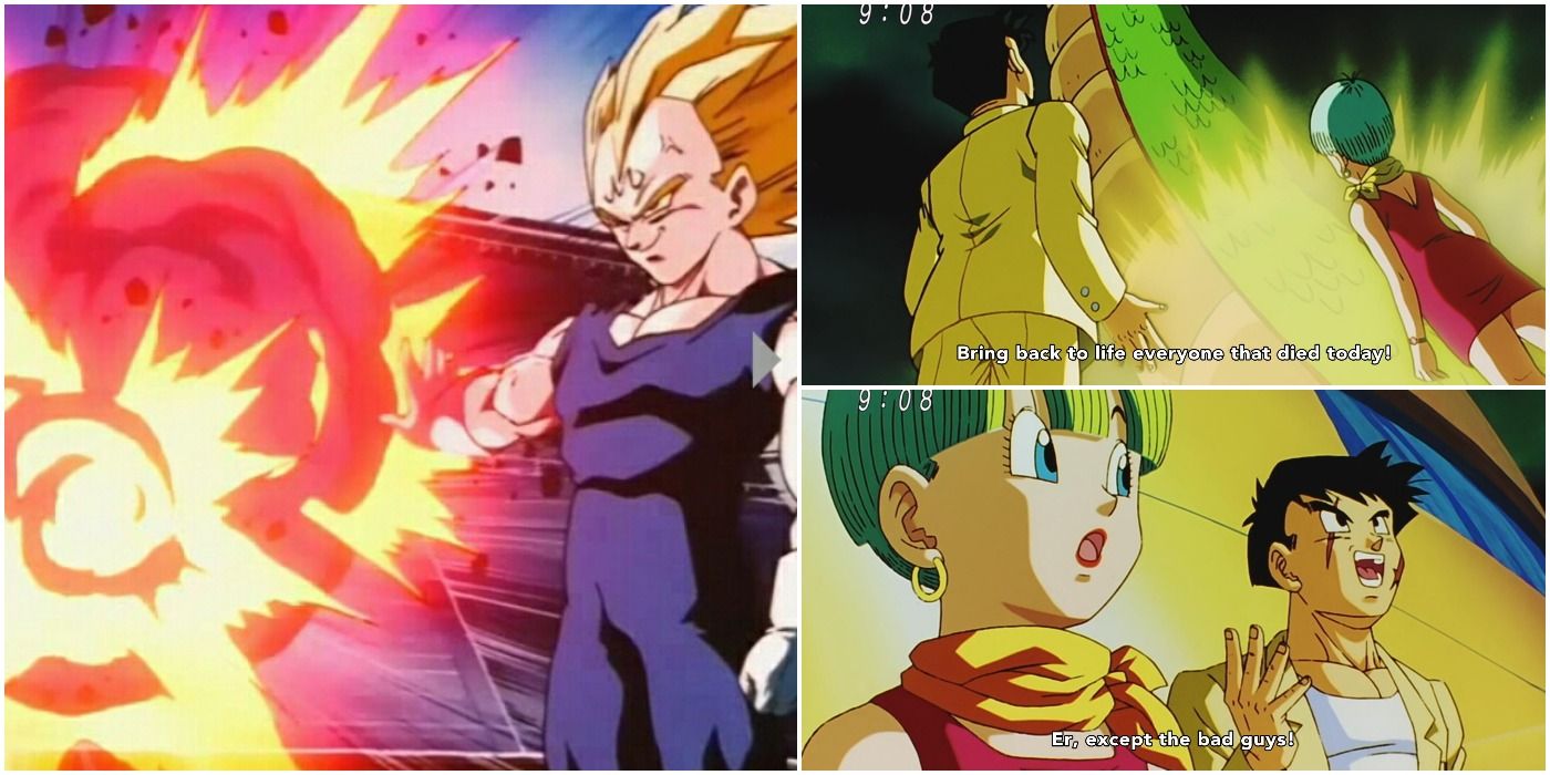 Dragon Ball Z - People Killed In The World Tournament By Majin Vegeta Revived