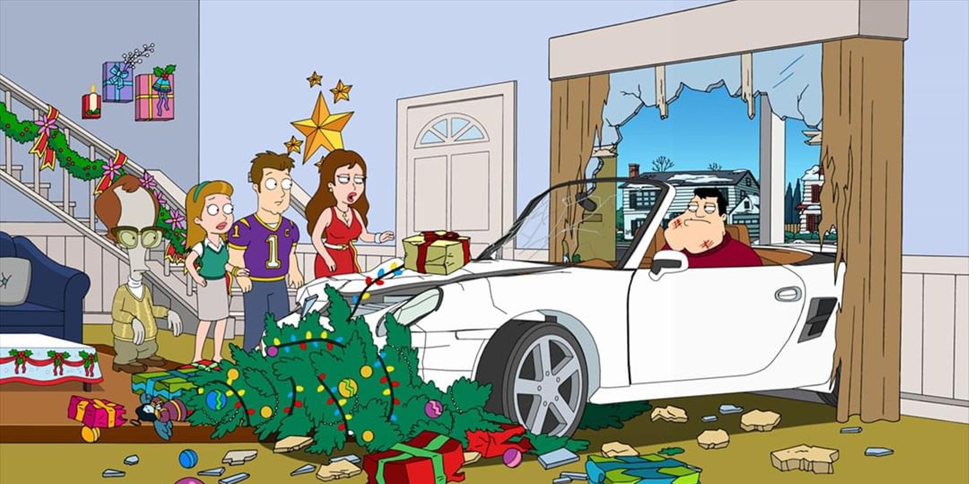 Stan Crashes A Porsche
