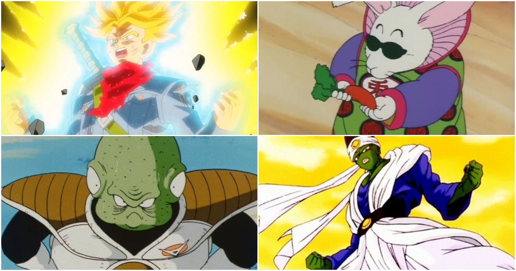 Featured - Future Trunks, Monster Carrot, Guldo, and Pikkon from Dragon Ball