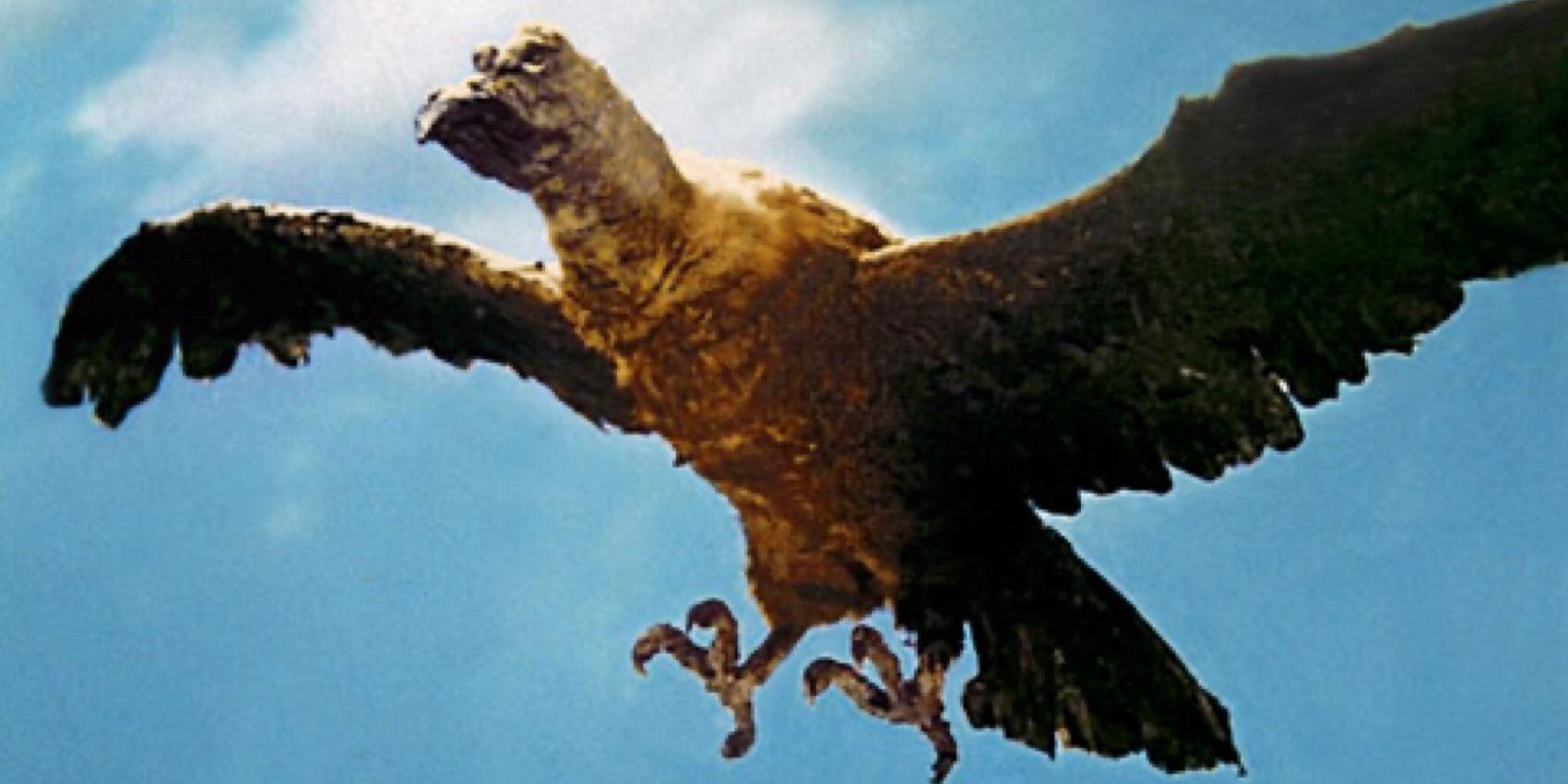 The Giant Condor flying in the 1966 Godzilla film, Ebirah, Horror of the Deep