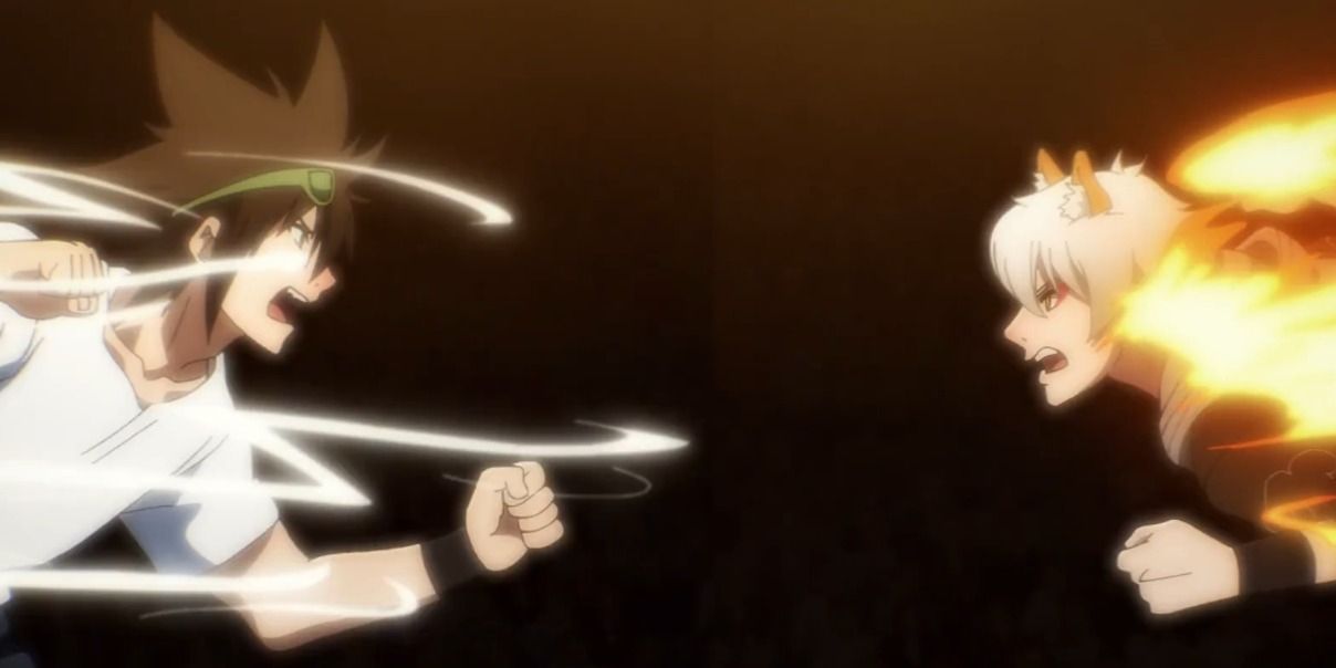 Anime God Of High School Jin Mori God Powers Fight