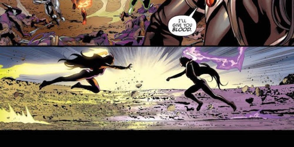 DC Justice League Odyssey Starfire Versus Blackfire