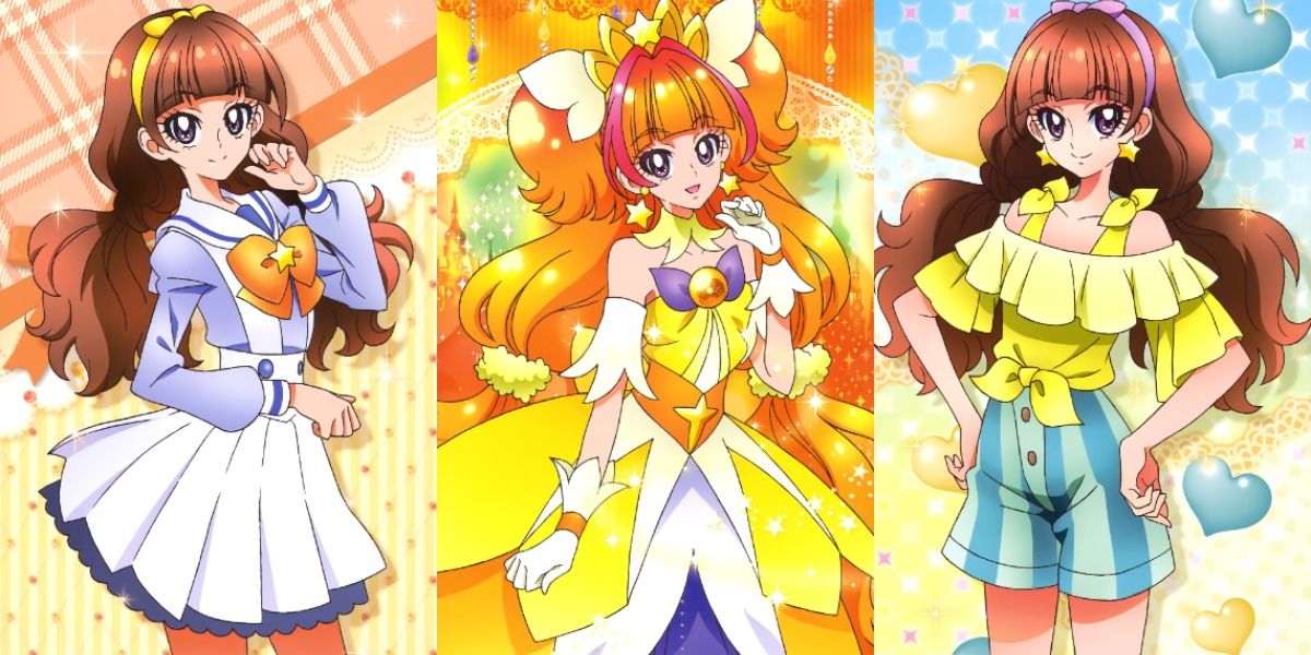 Various shots of Kirara Amanogawa aka Cure Twinkle from Go! Princess Pretty Cure