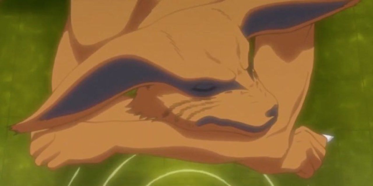 Kurama Being Lazy Naruto
