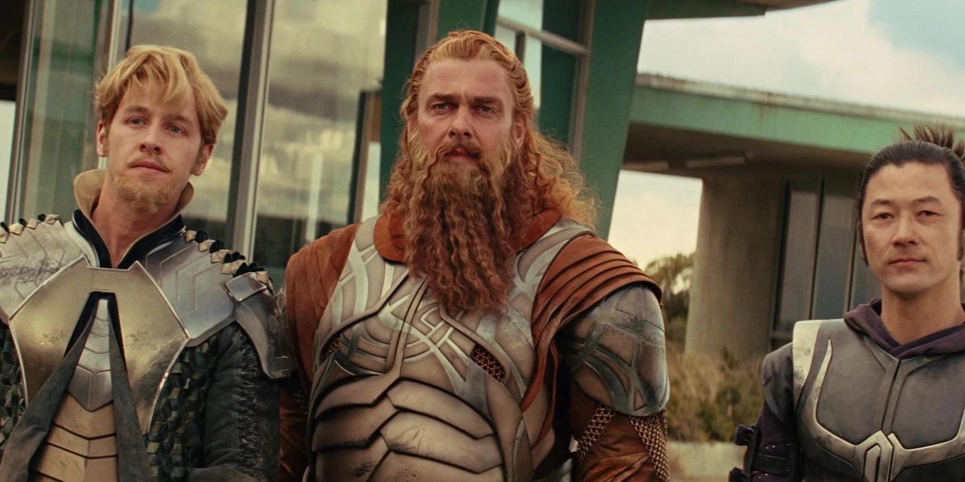 Thor Asgardians Volstagg Fandral Hogun Warriors Three