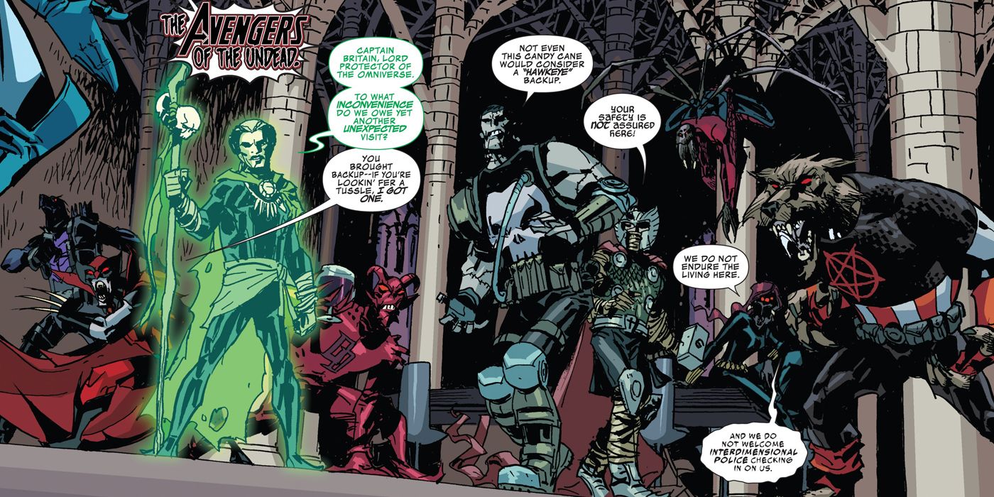Brother Voodoo leading the Avengers of The Undead in the comics